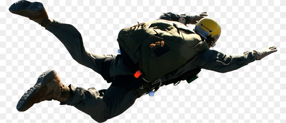 Parachutist Falling Transparent Background Parachutist, Adult, Person, Man, Male Free Png
