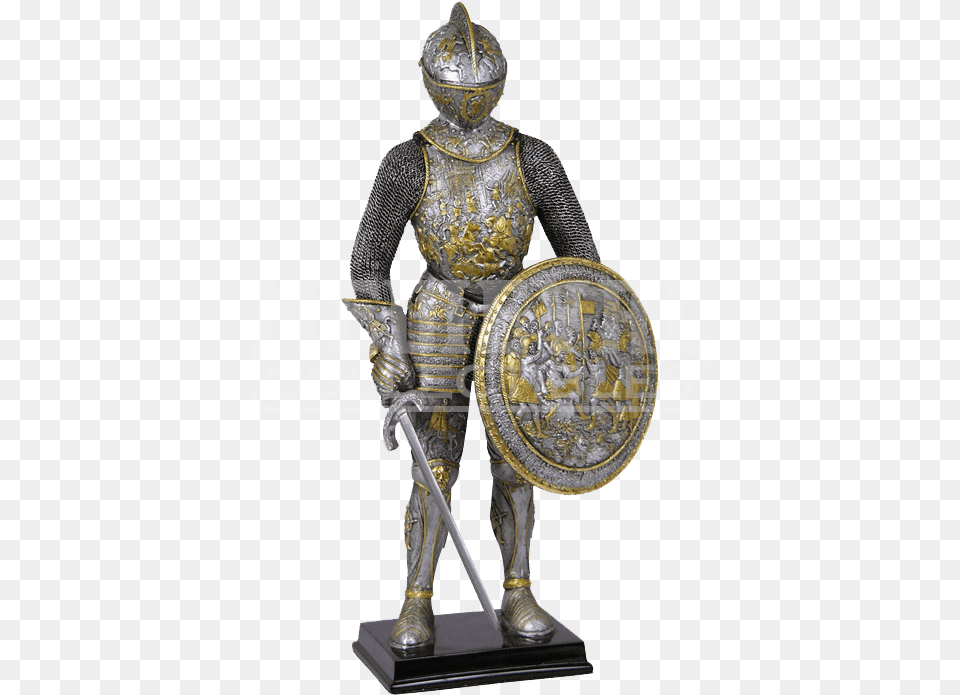 Parade Armor With Sword And Shield Medieval Armor With Sword, Adult, Bride, Female, Person Free Png