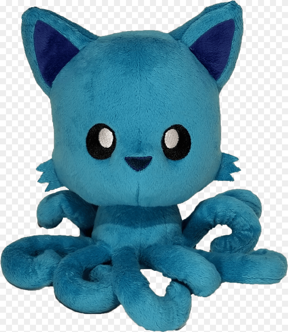 Paradise Blue Tentacle Kittyclass Stuffed Toy, Plush Png Image