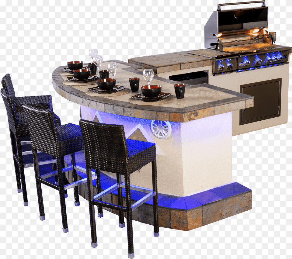 Paradise Grill Outdoor Kitchen, Dining Table, Furniture, Table, Indoors Png