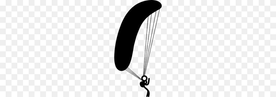 Paragliding Gray Free Png Download