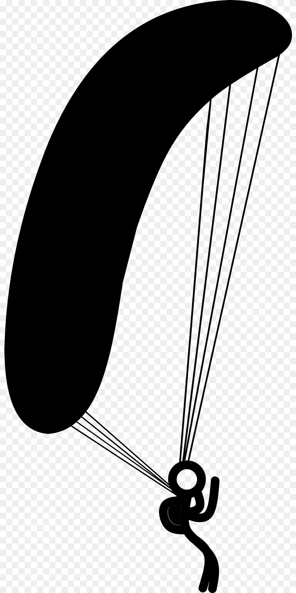 Paragliding Clipart, Parachute, Bow, Weapon Free Png