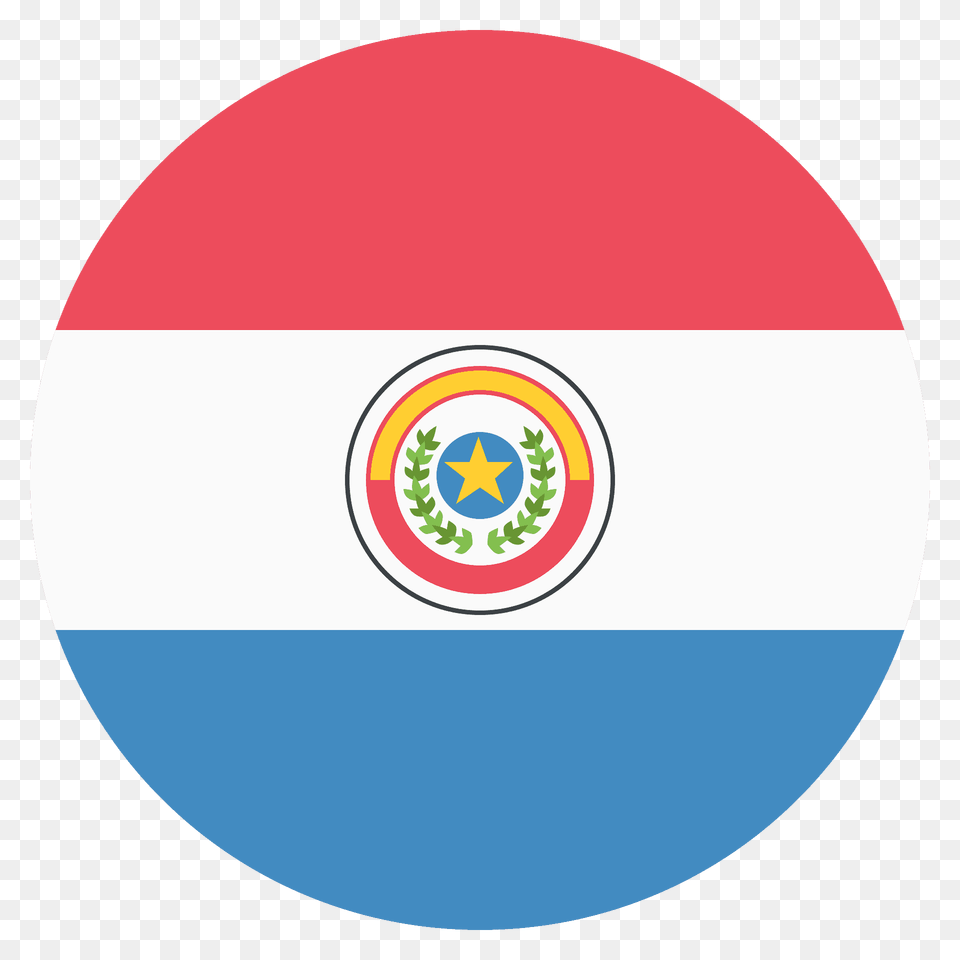 Paraguay Flag Emoji Clipart, Logo, Disk Png