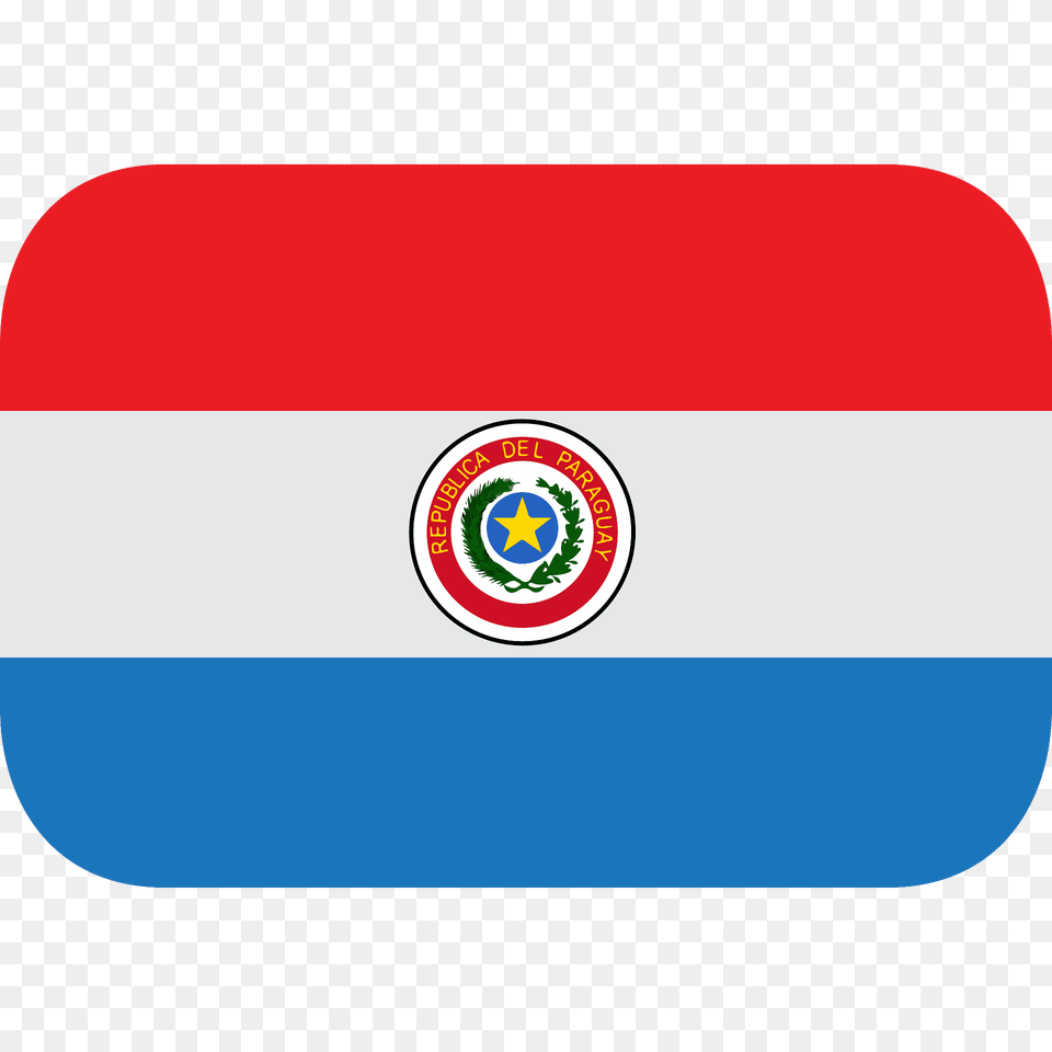 Paraguay Flag Emoji Clipart, Sticker, Logo Free Transparent Png