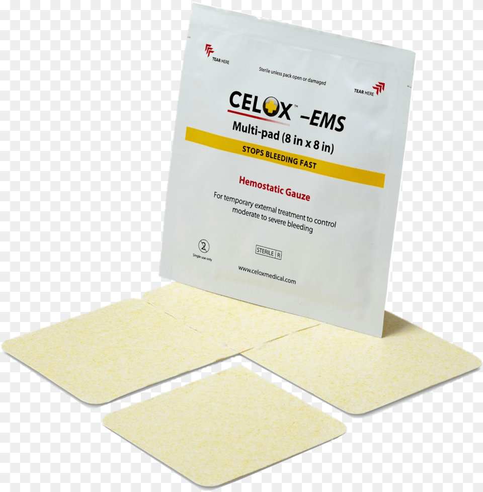 Parallel Celox Gauze Ems 8in, Business Card, Paper, Text Free Png