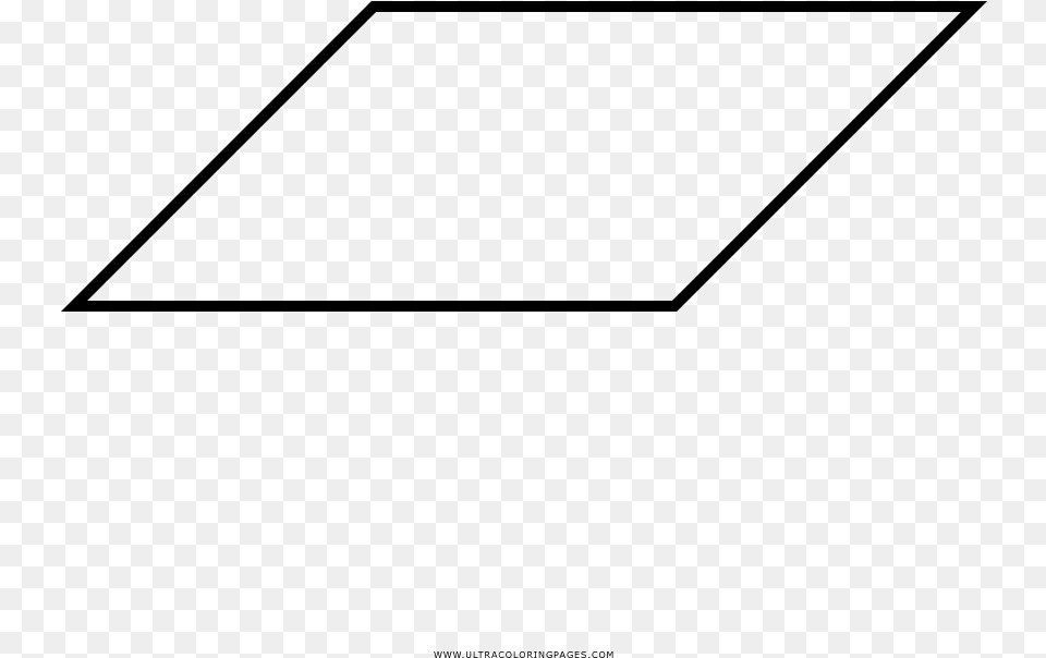 Parallelogram Coloring, Gray Png Image