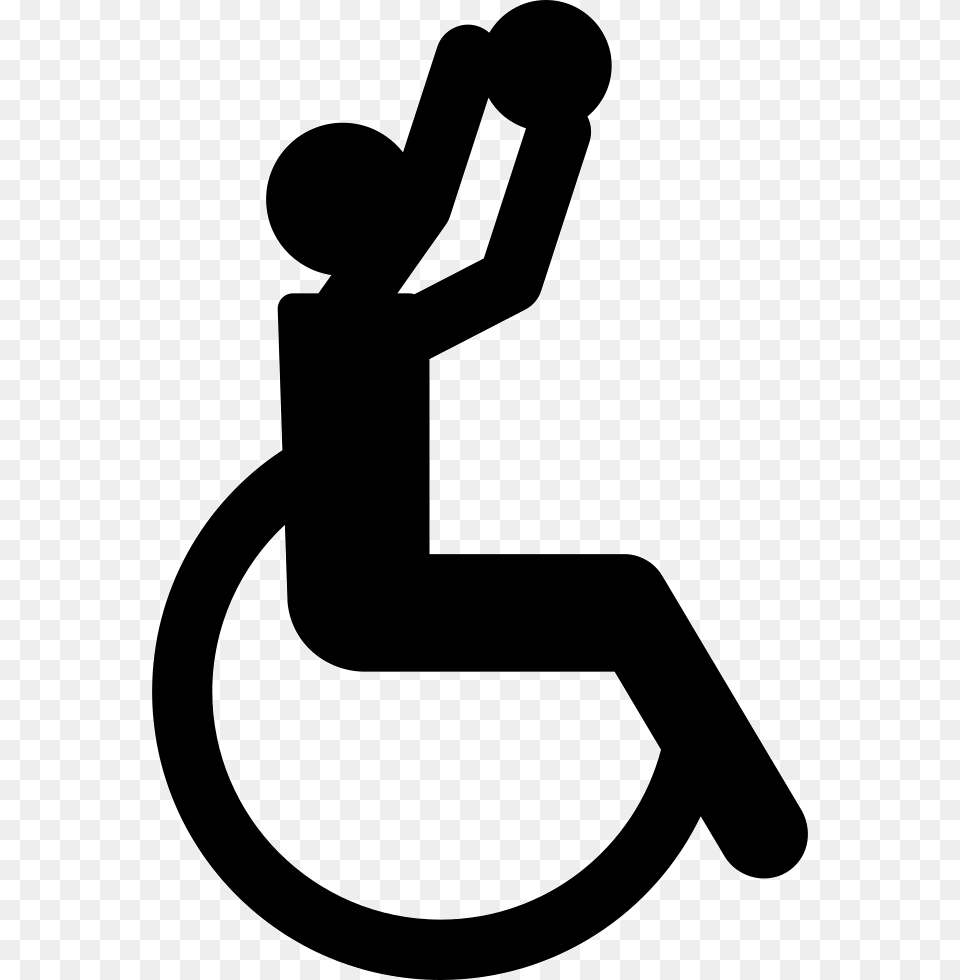 Paralympic Basketball Silhouette Paralympic Games, Stencil, Symbol, Device, Grass Png Image