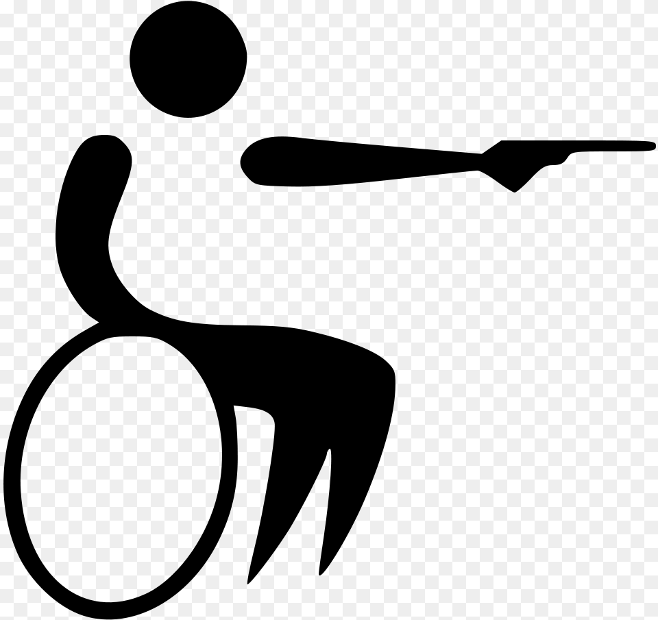 Paralympics Shooting, Gray Png
