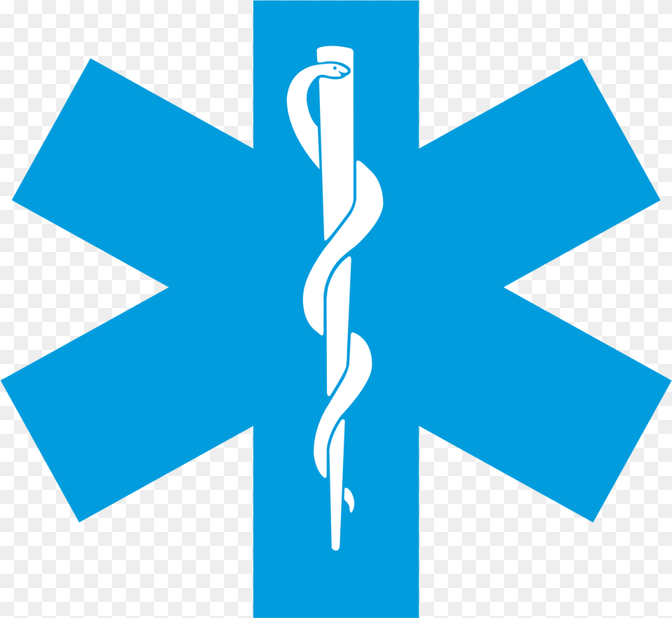 Paramedicos Policia Logo Transparent Star Of Life, Cross, Symbol, Light Free Png Download