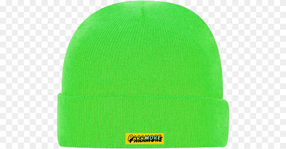 Paramore Neon Beanie Solid, Cap, Clothing, Hat Png Image