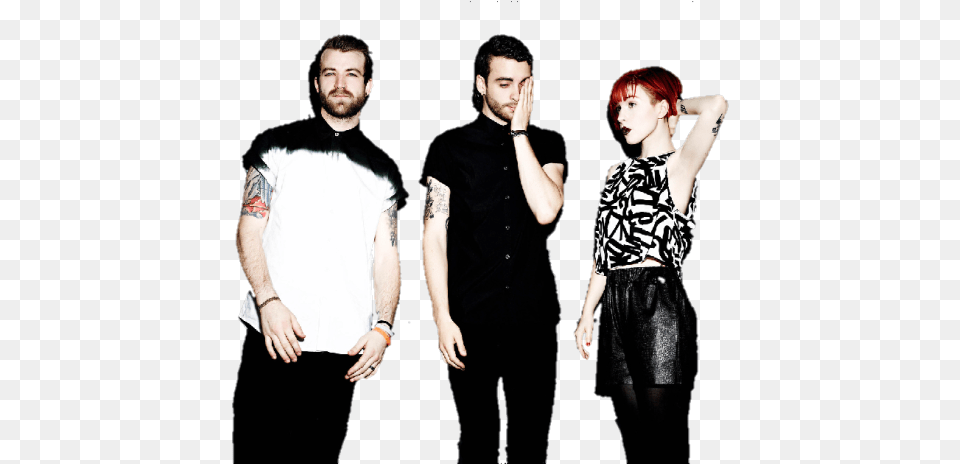 Paramore Transparent Shared By Gin Standing, Tattoo, Clothing, T-shirt, Skin Free Png Download