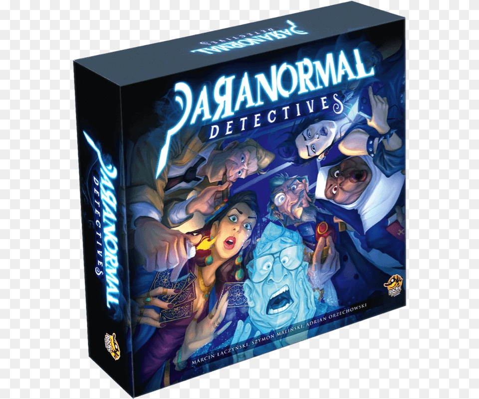 Paranormal Detectives Board Game, Publication, Book, Adult, Person Png Image