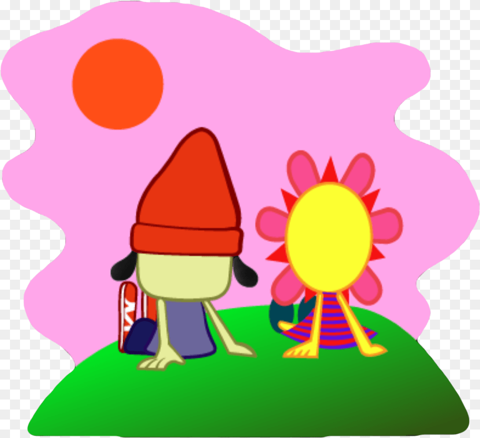 Parappa And Sunny Funny From The Parappa The Rapper Sunny Funny Parappa Fanart, Art, Graphics, Baby, Clothing Png Image