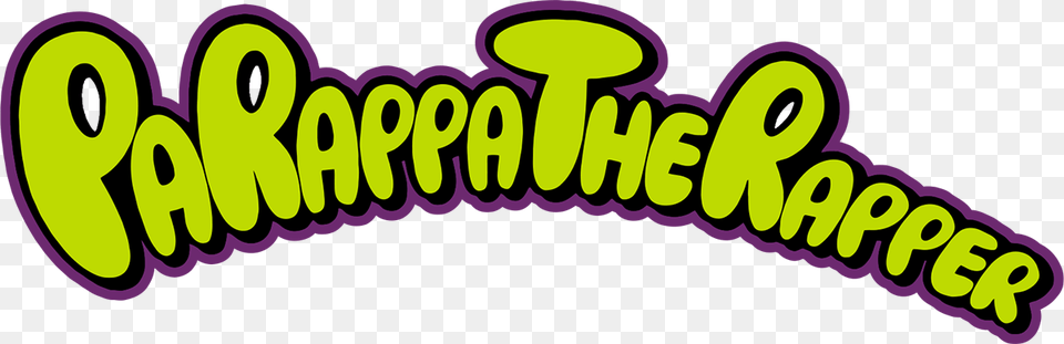 Parappa The Rapper, Green, Purple, Logo, Dynamite Free Transparent Png