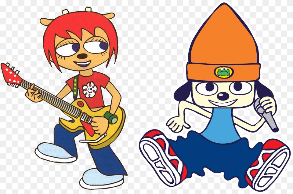 Parappa The Rapper, Baby, Guitar, Musical Instrument, Person Free Png