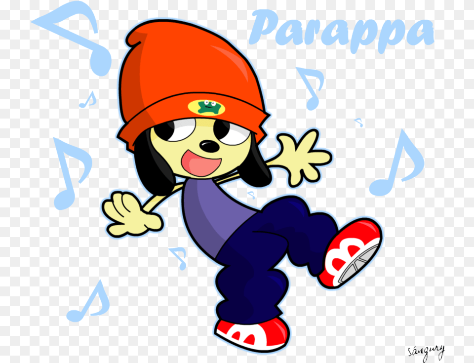 Parappa The Rapper By Sangury D59vjdc Parappa The Rapper Pose, Baby, Person, Face, Head Free Png Download