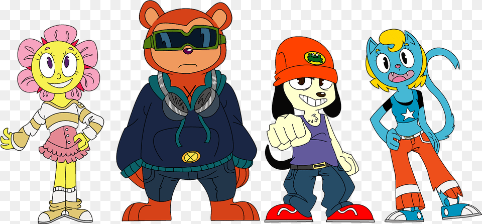 Parappa The Rapper Images Parappa Team Hd Wallpaper Anime Parappa The Rapper, Baby, Person, Face, Head Png