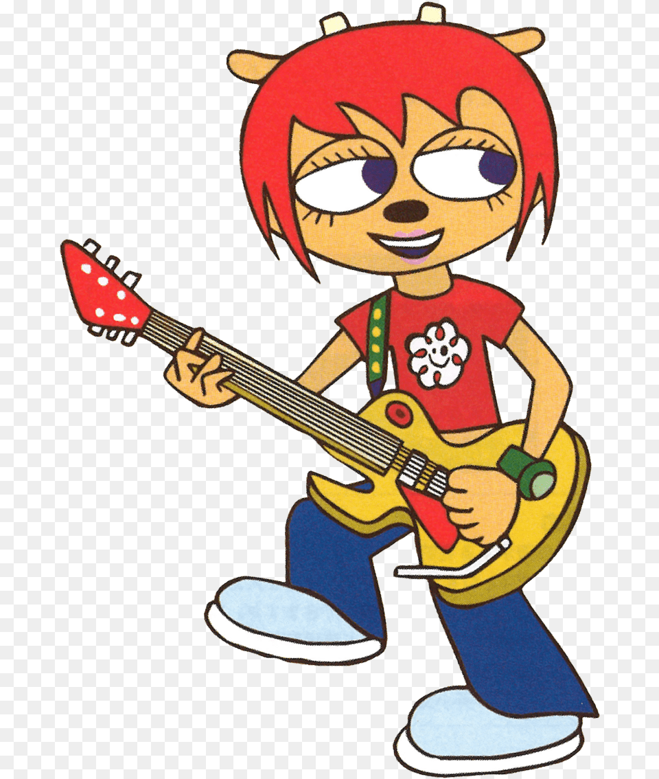 Parappa The Rapper Wiki Lammy Um Jammer Lammy, Guitar, Musical Instrument, Baby, Person Free Transparent Png