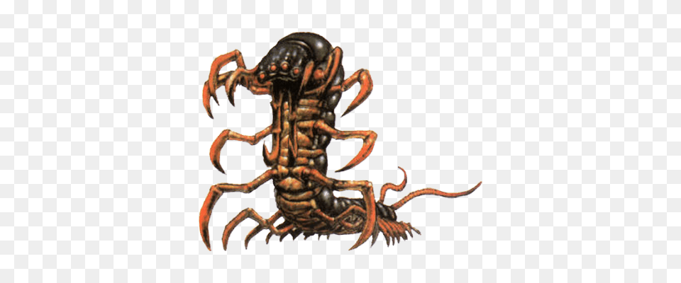 Parasite Eve Centipede Transparent, Animal, Food, Invertebrate, Lobster Free Png