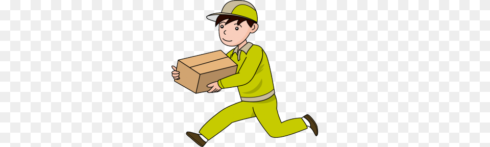 Parcel Clipart Package Delivery, Box, Cardboard, Carton, Person Free Transparent Png
