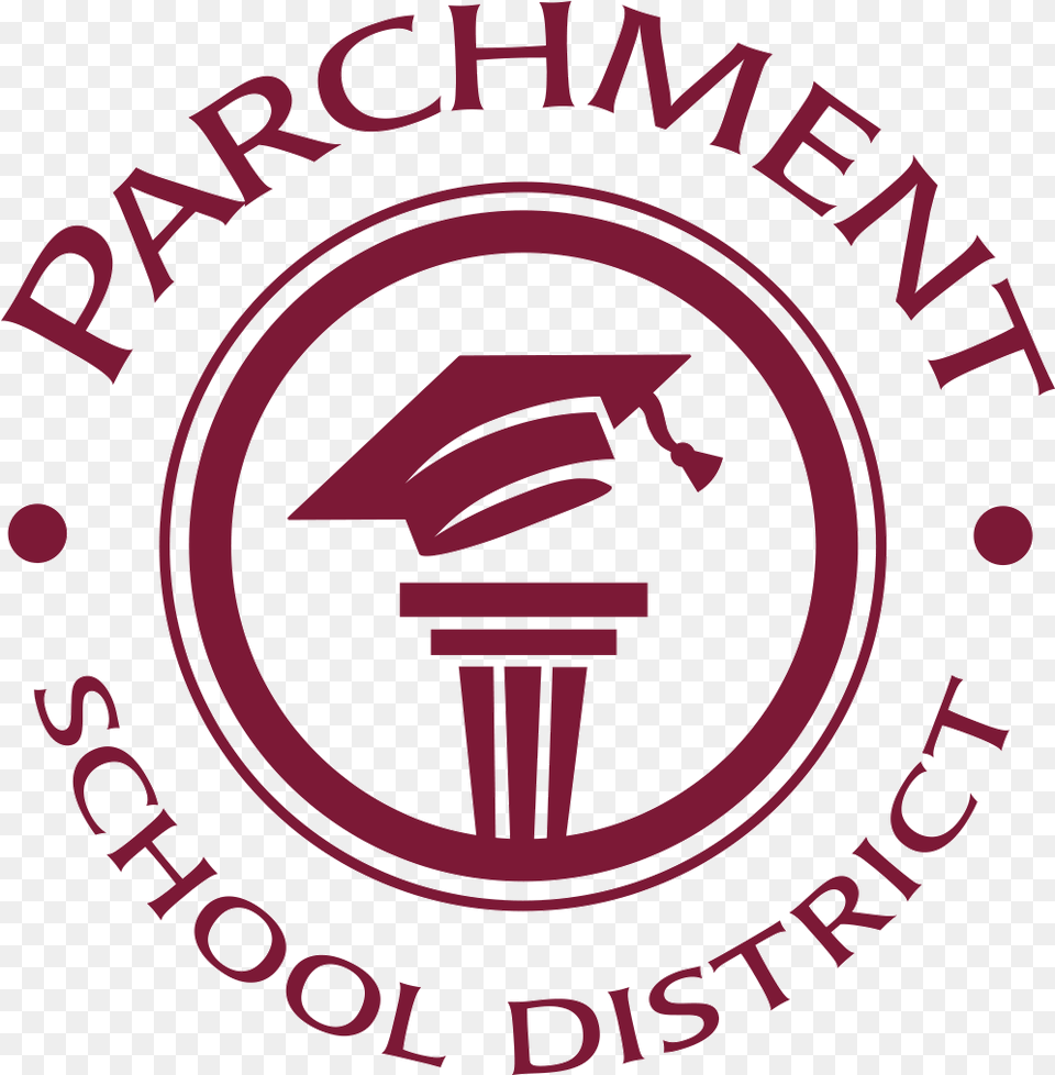 Parchment School District Logo Traffic Sign, Gas Pump, Machine, Pump, Emblem Free Png Download