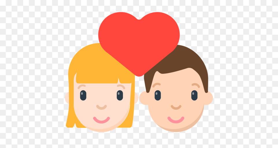 Pareja Enamorada Emoji, Face, Head, Person, Heart Png Image