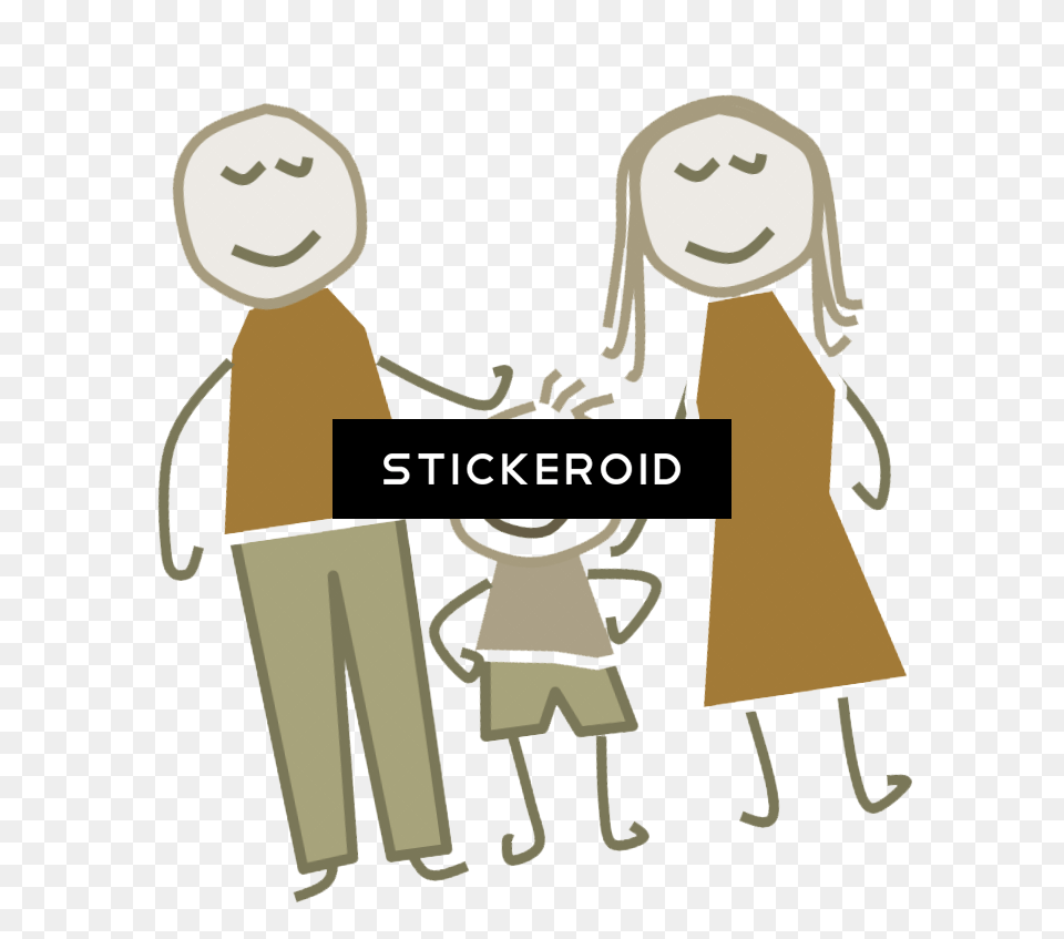 Parent Cartoon No Background, Face, Head, Person, Baby Free Png Download