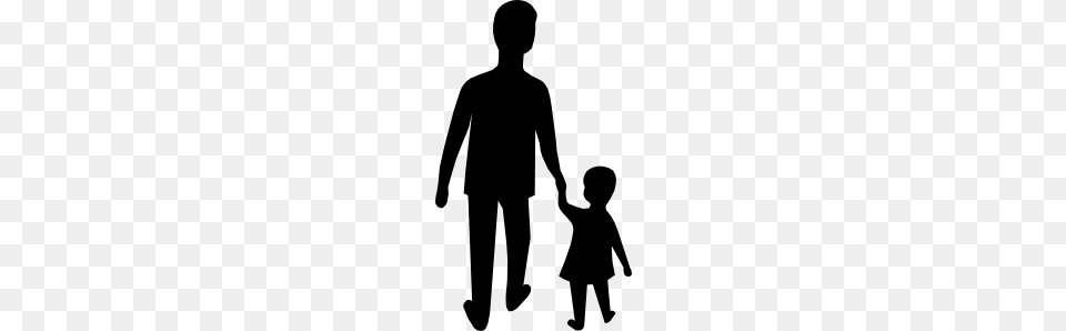 Parent Dad Hold Child Hand Clip Art, Walking, Silhouette, Person, Man Png