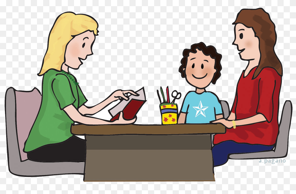 Parent Teacher Conference Clipart For Download Clipart, Adult, Baby, Female, Person Free Transparent Png