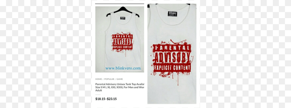 Parental Advisory, Clothing, T-shirt, Tank Top Free Png