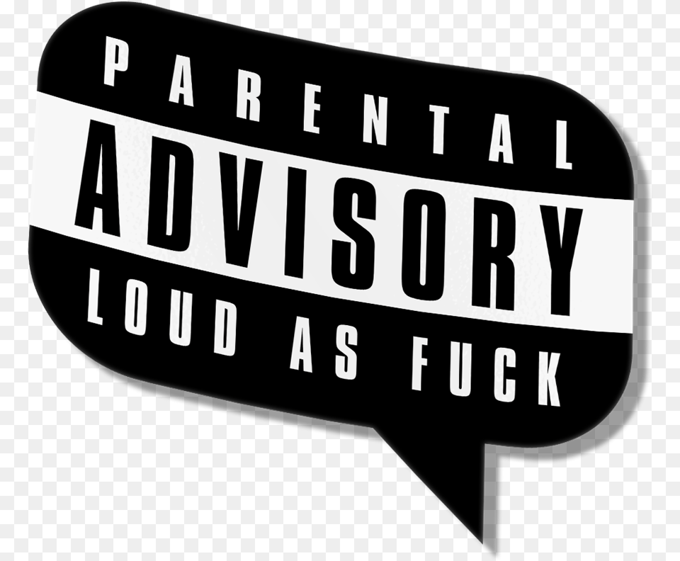 Parental Advisory Explicit Content, Scoreboard, Sticker, Text Free Transparent Png