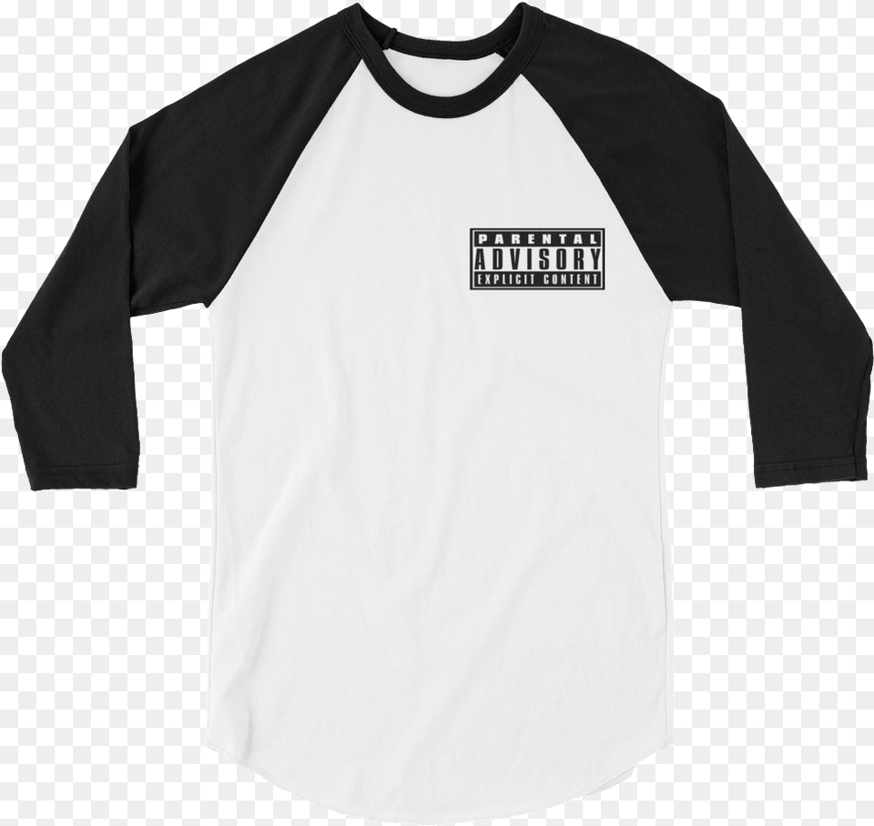 Parental Advisory Explicit Content Baseball Tee 10 Years Old Birthday Boy T Shirt, Clothing, Long Sleeve, Sleeve, T-shirt Free Transparent Png