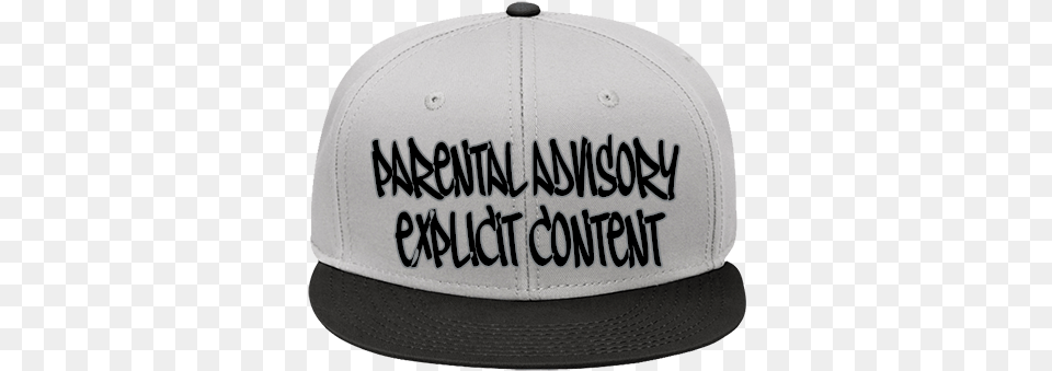 Parental Advisory Explicit Content Est Baseball Cap, Baseball Cap, Clothing, Hat, Helmet Png