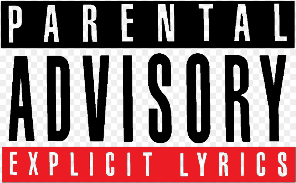 Parental Advisory Explicit Content Lyrics Music Poster, Text, Scoreboard, Alphabet Png