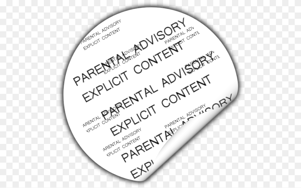 Parental Advisory Parental Advisory Sticker, Cap, Clothing, Hat, Swimwear Free Png