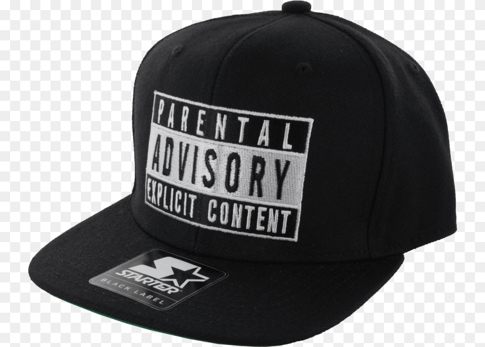 Parental Advisory White Parental Advisory, Baseball Cap, Cap, Clothing, Hat Png Image