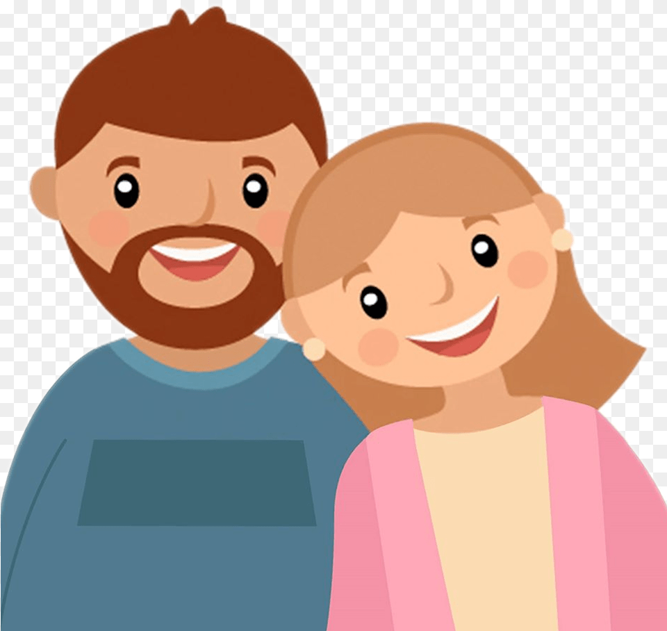 Parents Transparent Image Parents Cartoon, Face, Head, Person, Photography Free Png Download