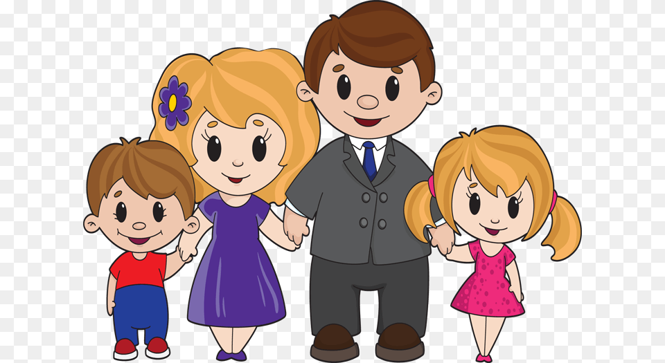 Parents Working Cliparts, Book, Comics, Publication, Baby Png Image