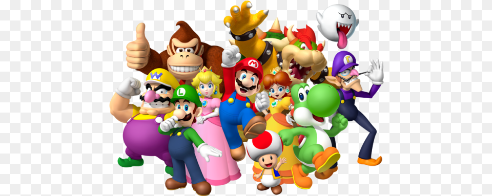 Parentssection Introductiontonintendo Nintendocharacters Super Mario Characters, Game, Super Mario, Baby, Person Free Png Download