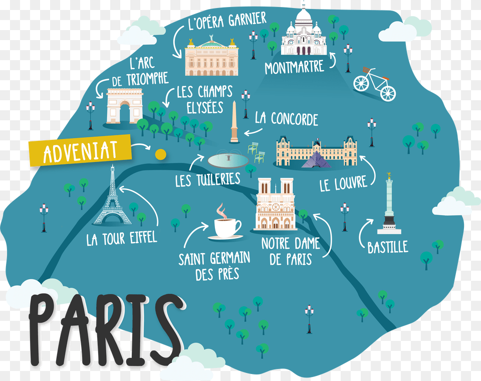 Paris, Chart, Plot, Cup, City Free Png