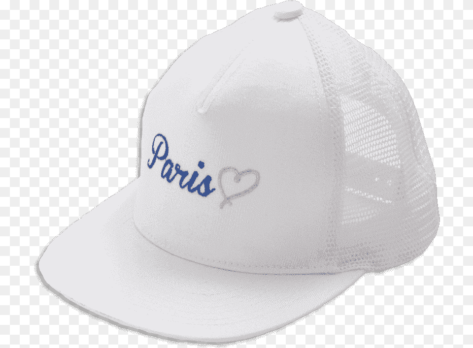 Paris Cap Off White Baseball Cap, Baseball Cap, Clothing, Hat Png Image