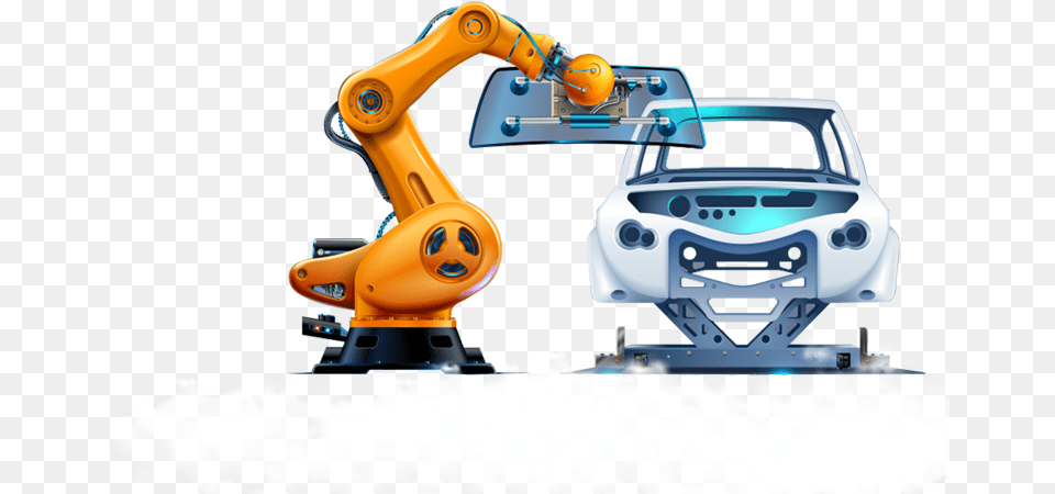 Paris Car Factory Robot Arm, Bulldozer, Machine Free Png Download