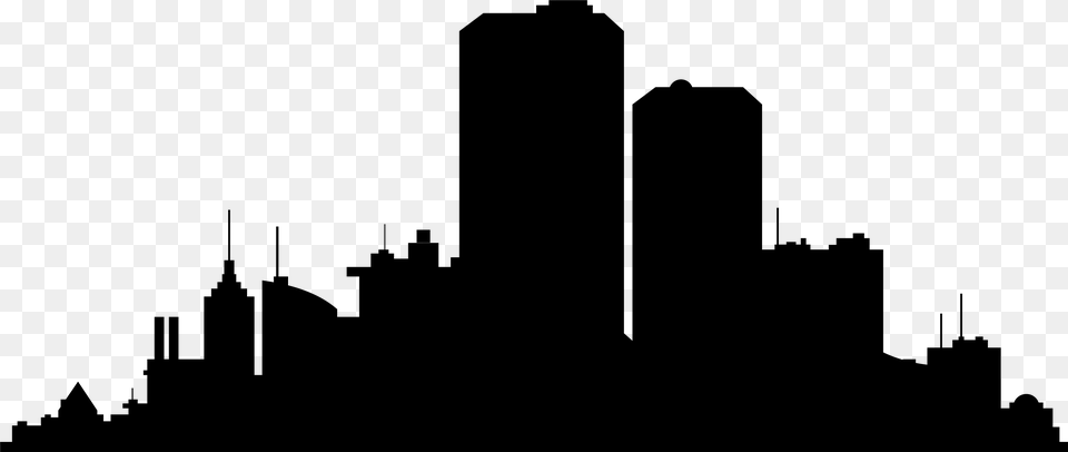 Paris Clipart Cityscape Transparent Silhouette City, Gray Free Png