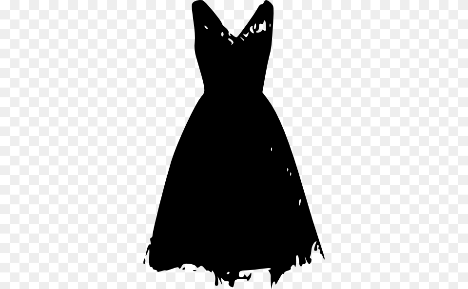 Paris Clipart French Fashion Watercolor Eiffel Tower Black Dress Clipart, Silhouette, Formal Wear, Clothing, Bird Free Png Download