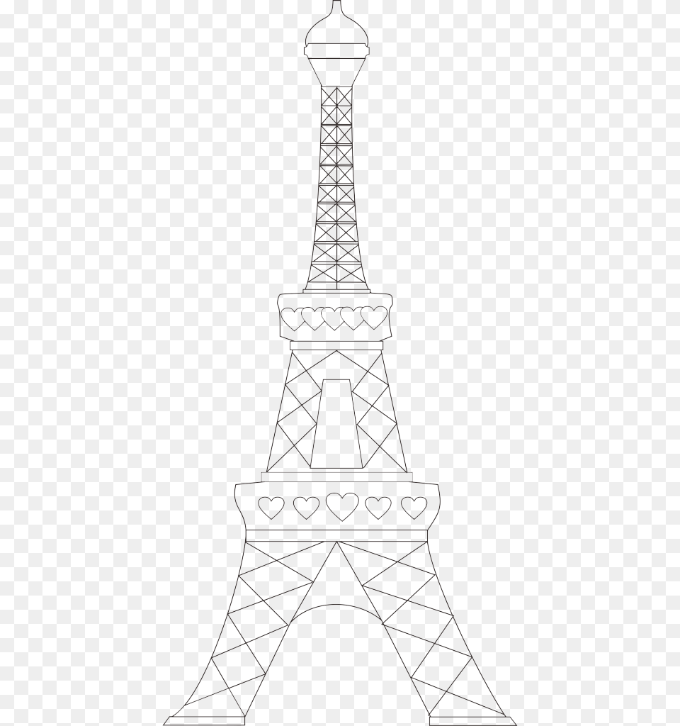 Paris Clipart Sketch Line Art, Architecture, Building, Tower Free Png