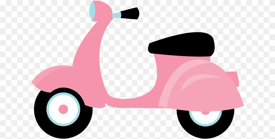 Paris Clipart Vespa Clip Art, Scooter, Transportation, Vehicle, Motorcycle Free Png