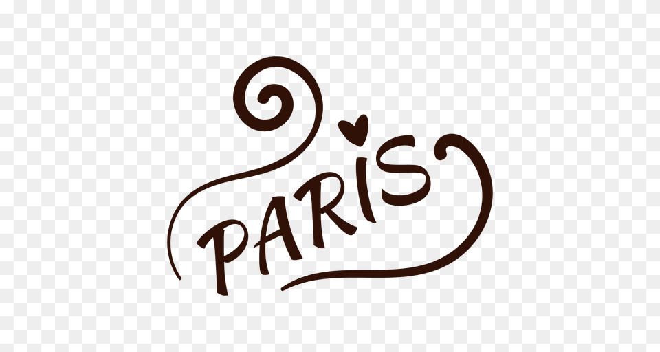 Paris Clipart Word Paris, Handwriting, Text, Calligraphy Free Png Download