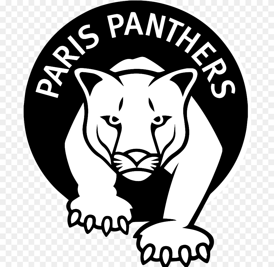 Paris Consolidated School Panthers Drawing For School, Logo, Stencil, Baby, Person Free Transparent Png