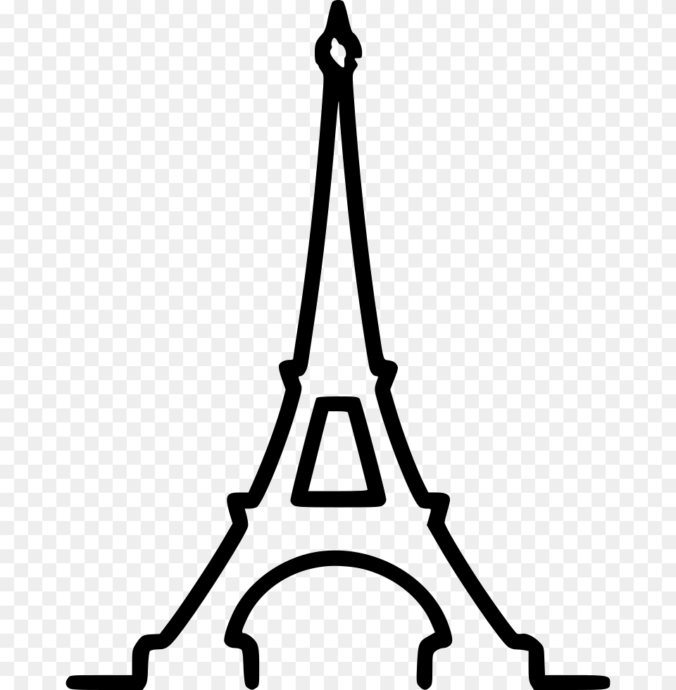 Paris Eiffel Eiffel Tower Icon White, Bow, Weapon, Stencil, Chandelier Free Transparent Png