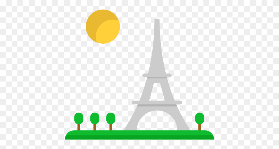 Paris Eiffel Tower Romantic Shapes Travel France Icon, Nature, Night, Outdoors, Astronomy Free Png Download